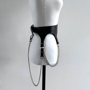 ARCHIVAL CHAIN BELT BLACK / EXTRA SMALL