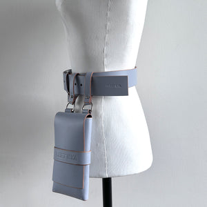 ARCHIVAL DOUBLE POCKET BELT LIGHT GREY / SMALL