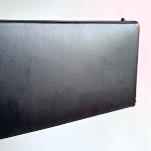 ARCHIVAL LARGE STUDDED TOTE BLACK & NEON ORANGE