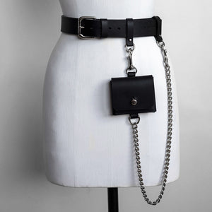 ARCHIVAL - POCKET CHAIN BELT BLACK EXTRA SMALL