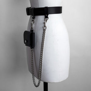 ARCHIVAL - POCKET CHAIN BELT BLACK EXTRA SMALL