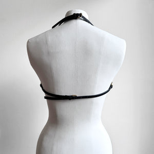 ARCHIVAL TARGET BRA BLACK / SMALL