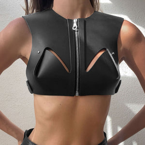CROPPED BACKPACK HARNESS