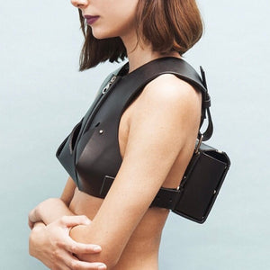CROPPED BACKPACK HARNESS