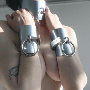 O-RING HIGH CUFFS PLATINUM BLUE