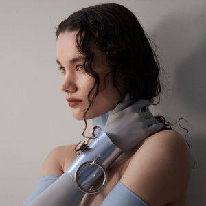 O-RING HIGH CUFFS PLATINUM BLUE