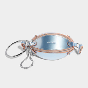 MINI MULTI ZIP BAG PLATINUM BLUE