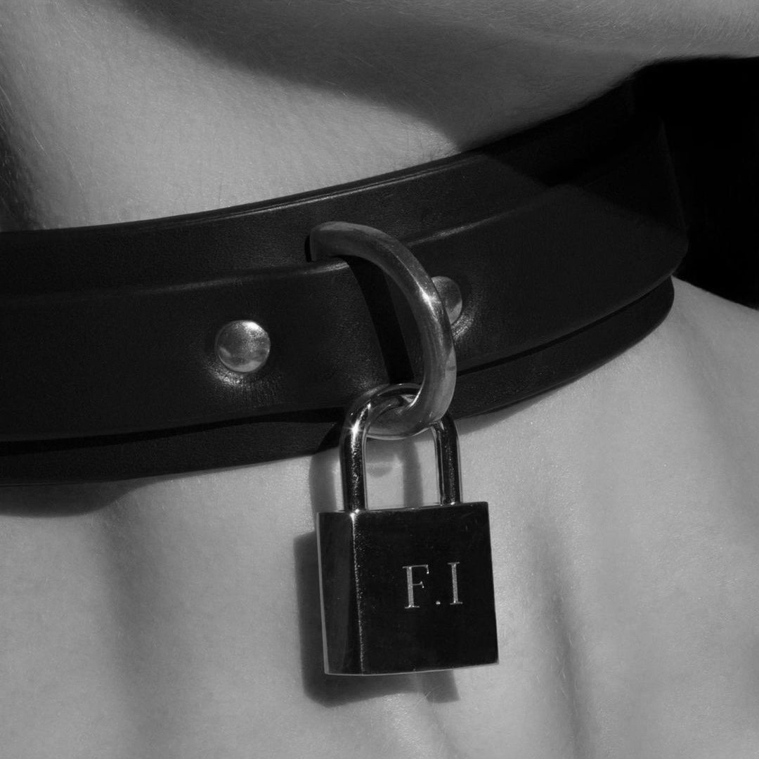 personalised heart padlock collar fleet ilya