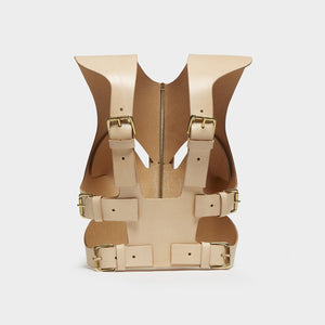 CROPPED CUT-OUT HARNESS - NATURAL