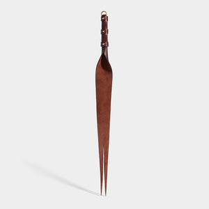 STUDDED HANDLE SNAKES TONGUE BROWN