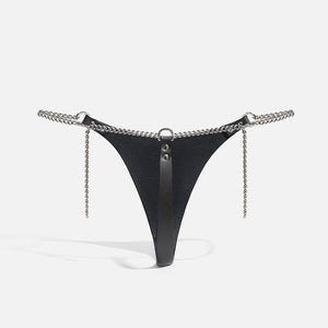 CHAIN THONG BLACK | Lingerie | Fleet Ilya