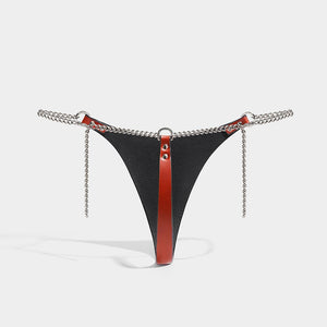 CHAIN THONG RED | Lingerie | Fleet Ilya