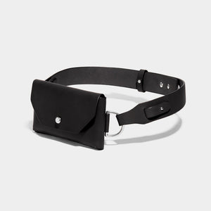 CROSS BODY MONEY BELT BLACK | Womens Belts Spring Summer | Fleet Ilya