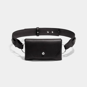 CROSS BODY MONEY BELT BLACK | Womens Belts Spring Summer | Fleet Ilya