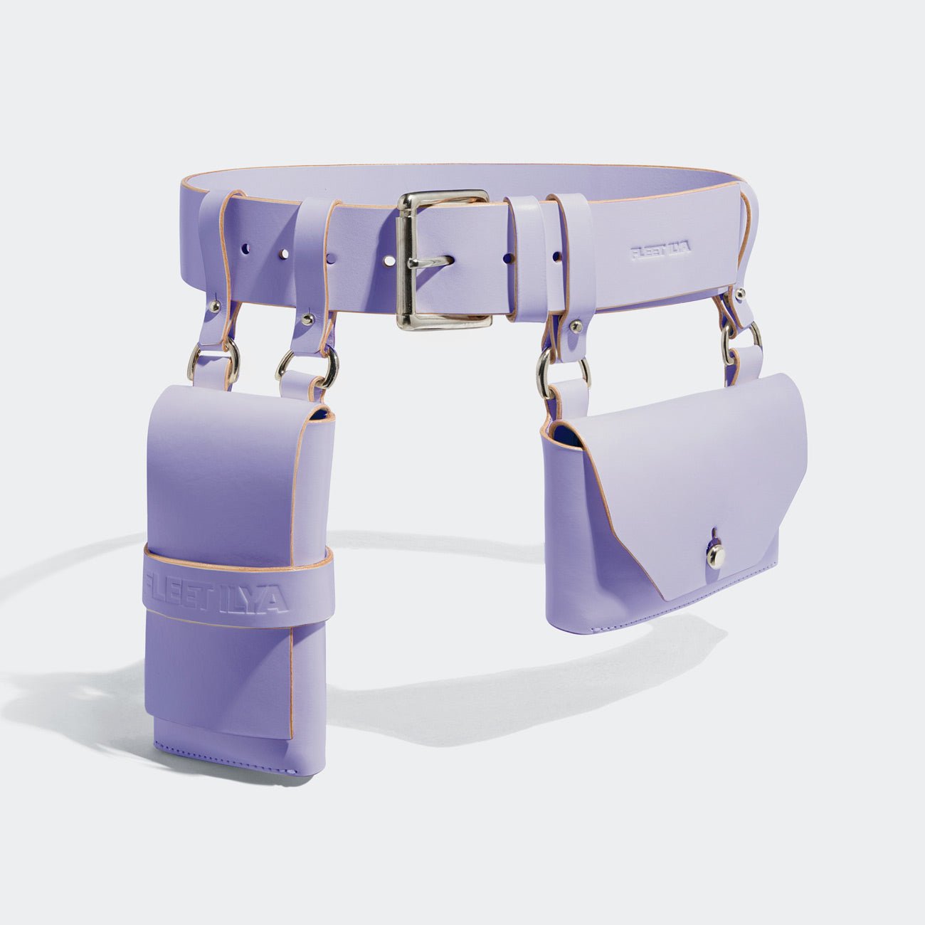 double pocket belt lilac fleet ilya