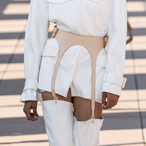 FI X DL GARTER HARNESS NATURAL | FI X Dion Lee | Fleet Ilya