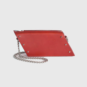 fleet ilya Mini Parallelogram Clutch red