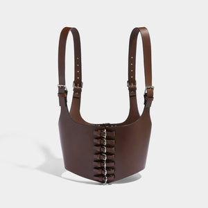 fleet ilya multi buckle bodypiece brown