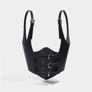 MULTI BUCKLE CORSET BLACK | Corsets | Fleet Ilya