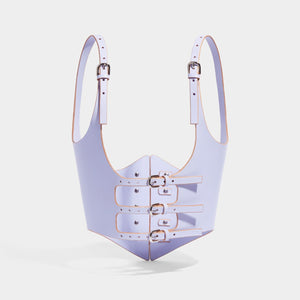 MULTI BUCKLE CORSET LILAC | Corsets | Fleet Ilya