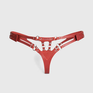 O-RING CUT OUT KNICKERS - RED | Lingerie | Fleet Ilya