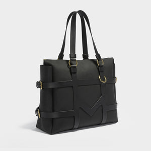 O-RING HARNESS TOTE BLACK | Womens Bags | Fleet Ilya