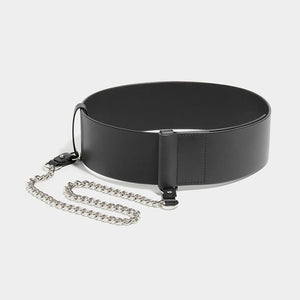SLIM CHAIN BELT - BLACK | Womens Belts | Fleet Ilya