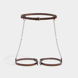 SLIM CHAIN SUSPENDER HARNESS - BROWN | Harnesses | Fleet Ilya