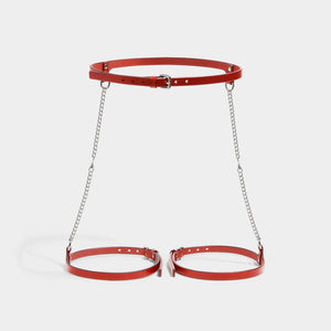 SLIM CHAIN SUSPENDER HARNESS - RED | Harnesses | Fleet Ilya