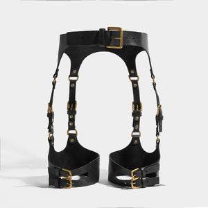 SOFT CURVED SUSPENDER HARNESS - BLACK | Soft Harnesses & Bodypieces | Fleet Ilya