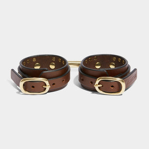 THIN STUDDED CUFFS BROWN | Cuffs | Fleet Ilya