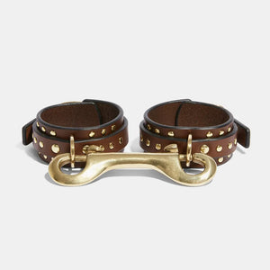 THIN STUDDED CUFFS - ANKLE