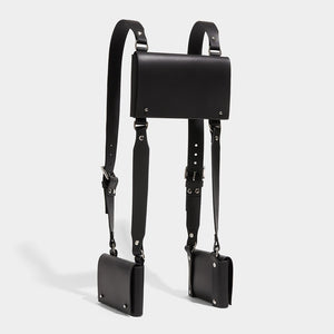 THREE POCKET HARNESS - BLACK | SPRING SUMMER 21 | Fleet Ilya