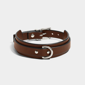 fleet ilya wing collar brown