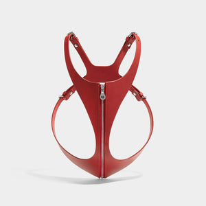 jacket zip harness red fleet ilya