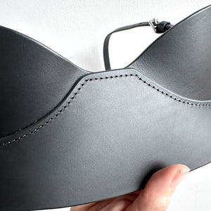 ARCHIVAL BALCONY BRA BLACK / MEDIUM LARGE