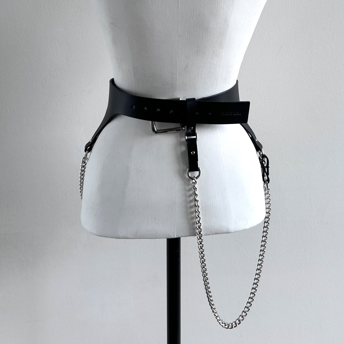 ARCHIVAL CHAIN BELT BLACK / EXTRA SMALL