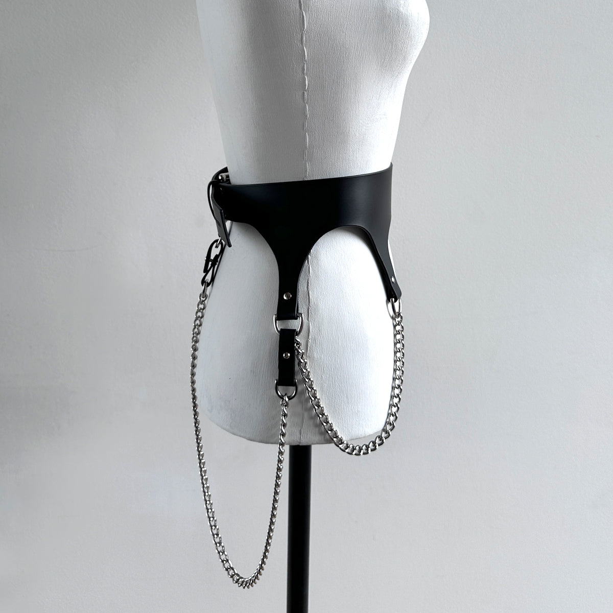 ARCHIVAL CHAIN BELT BLACK / EXTRA SMALL