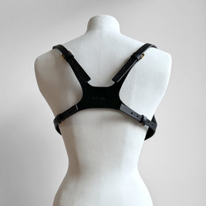ARCHIVAL CROP TOP HARNESS BLACK / SMALL