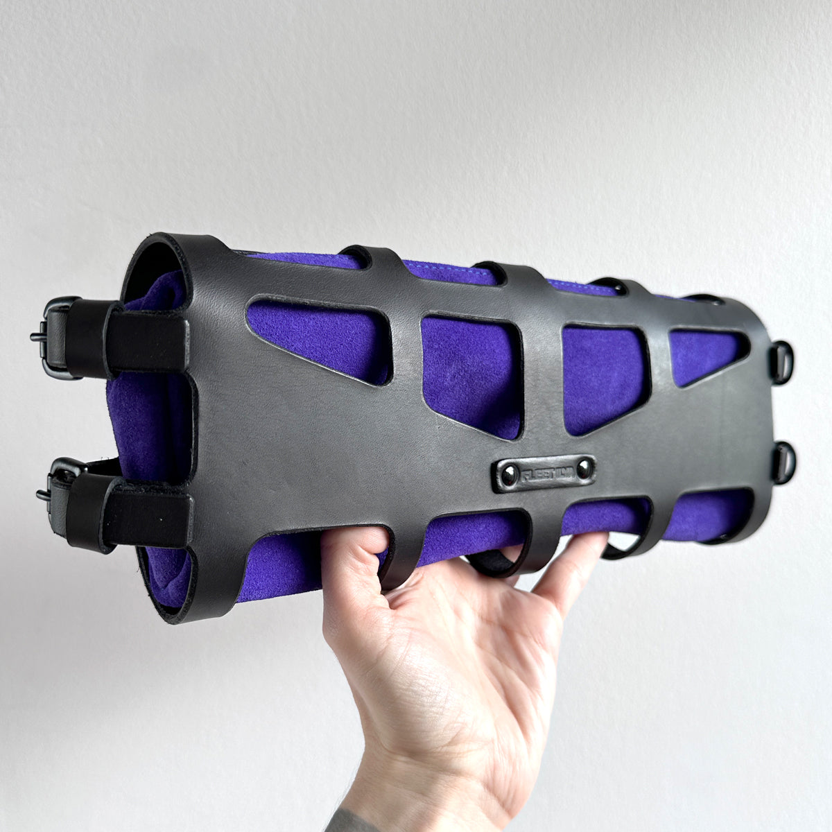 ARCHIVAL HARNESS CLUTCH BLACK & PURPLE