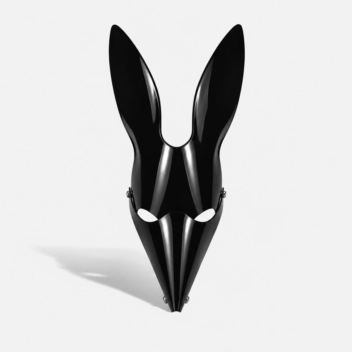 FOX MASK PATENT BLACK