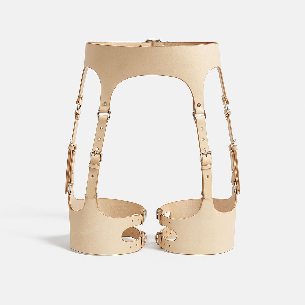 CURVED SUSPENDER HARNESS NATURAL