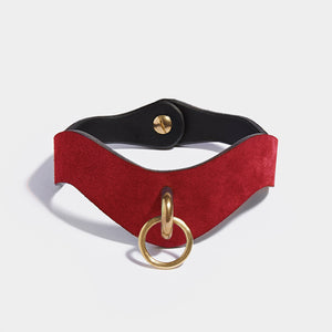 SLIM O-RING CHOKER RED