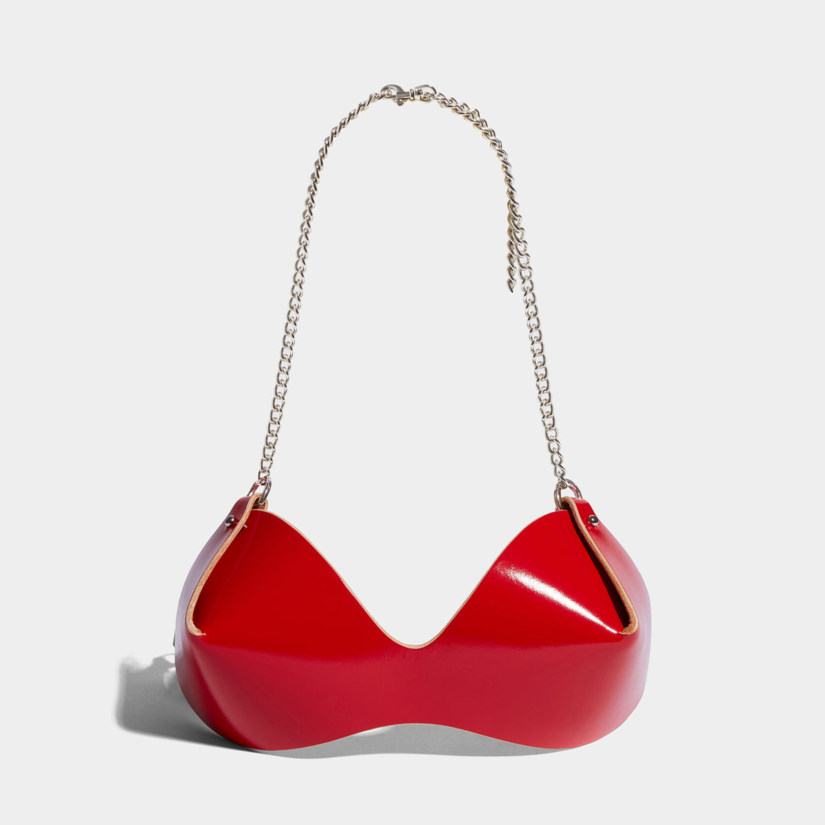 fleet ilya chain bra gloss red