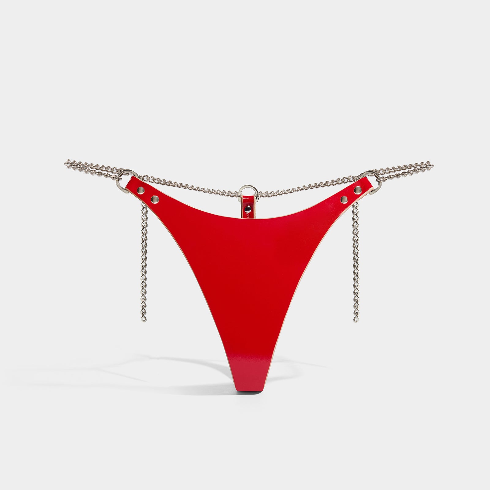 fleet ilya chain thong gloss red