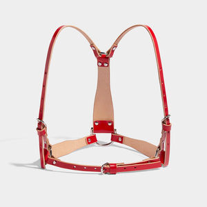 fleet ilya d ring harness gloss red
