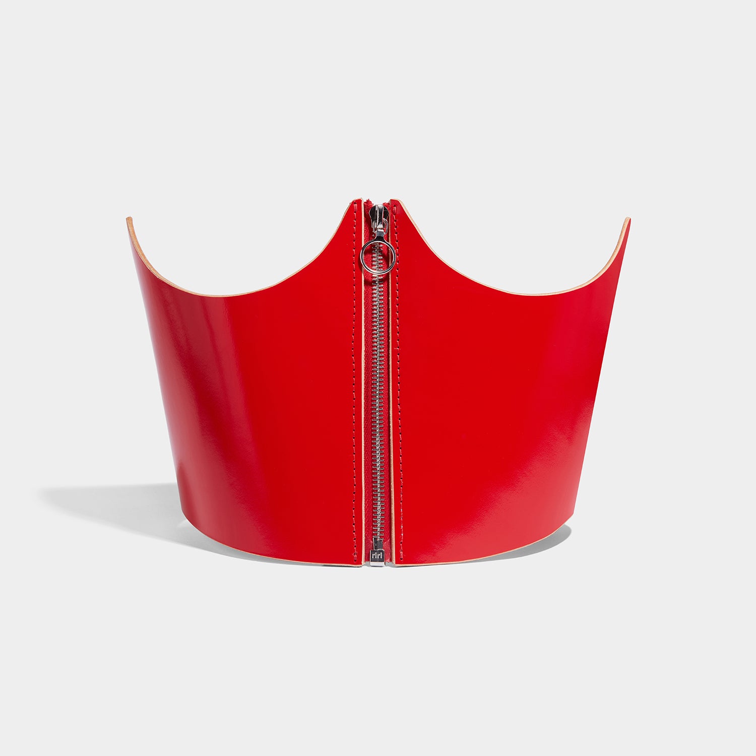 fleet ilya underbust corset gloss red