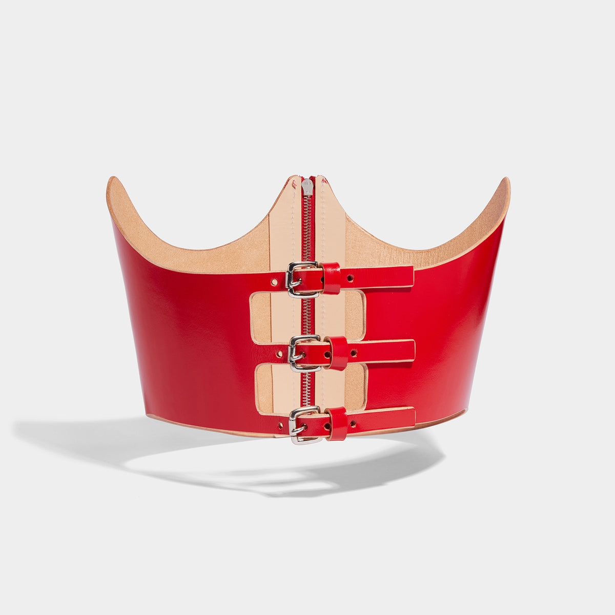 UNDERBUST CORSET GLOSS RED