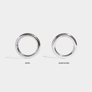 SLIM WING COLLAR PATENT BLACK