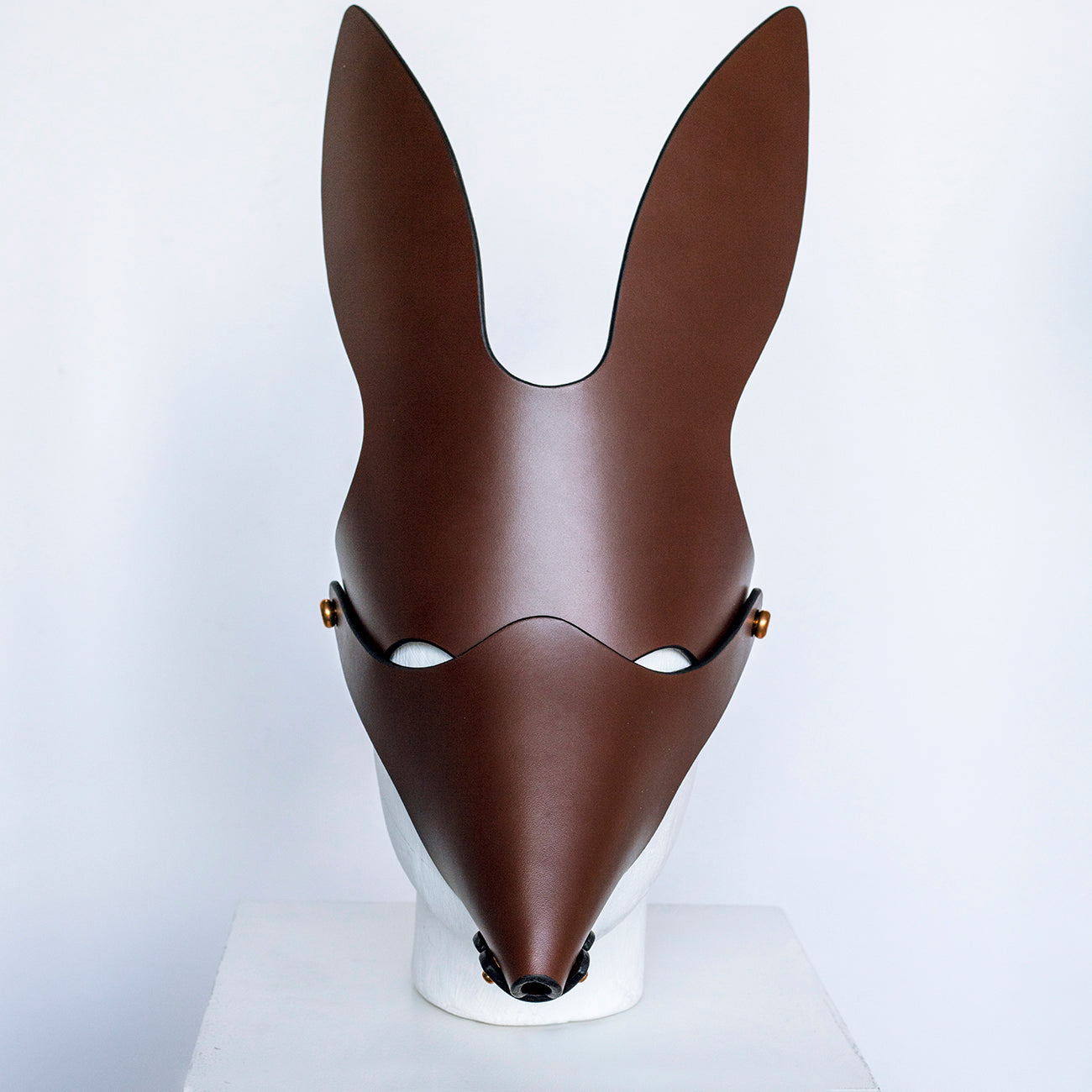 ARCHIVAL FOX MASK BROWN